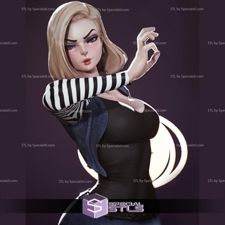 Android 18 Leistung 3d print model - Mito3D