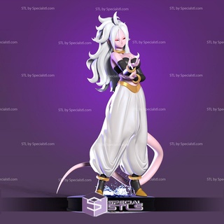 Android 22 Dragon Ball 3d imprimable 3d print model - Mito3D
