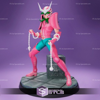 andromeda shun pink saint seiya 3d printing figurine 3d print model - Mito3D