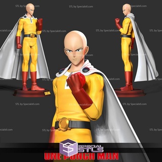 colère saitama coup poing homme stl dossiers 3d print model - Mito3D