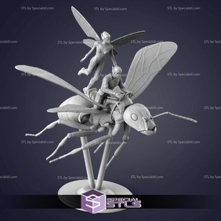 ant man wasp stl files 3d print model - Mito3D