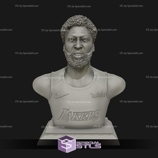 Antonio Davis busto 3d modelo 3d print model - Mito3D