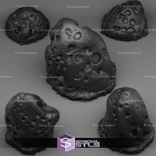 avril 2022 fantastique plantes rochers miniature 3d print model - Mito3D