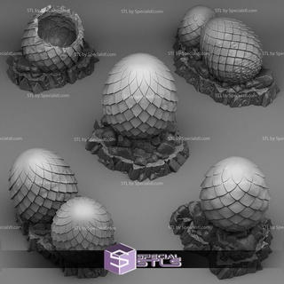 avril 2022 fantastique plantes rochers miniatures 3d print model - Mito3D