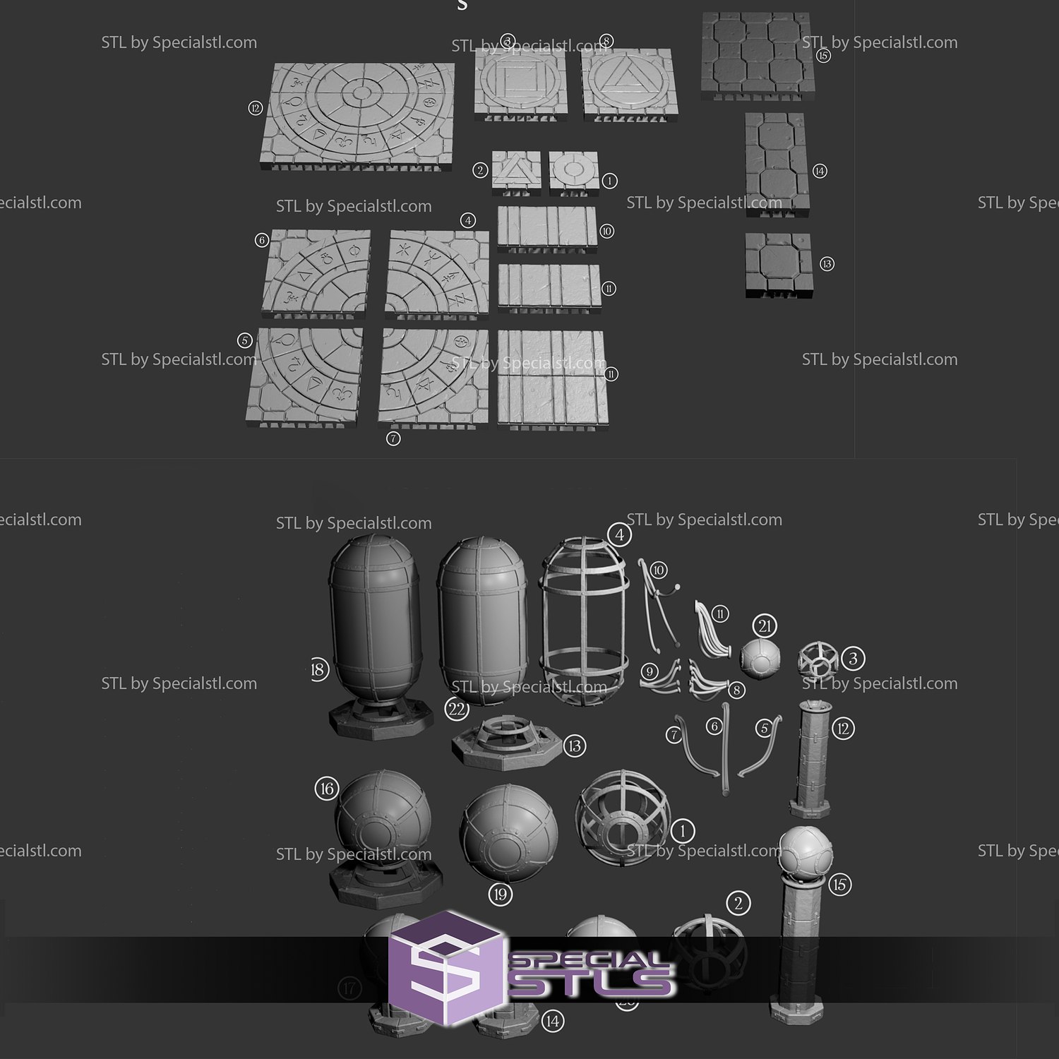 avril 2022 fabrication tlon miniature 3D print model - Mito3D