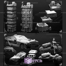 Nisan 2022 sci fi yağma stüdyolar minyatür 3d print model - Mito3D