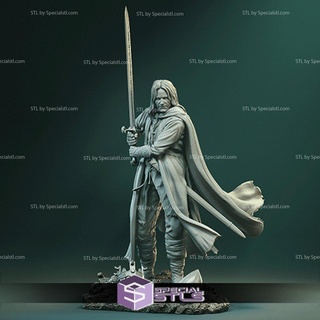 Aragorn stl Dosyalar savaş 3d print model - Mito3D