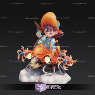 arale Norimaki stl dossiers dr marasme 3d impression figurine 3d print model - Mito3D
