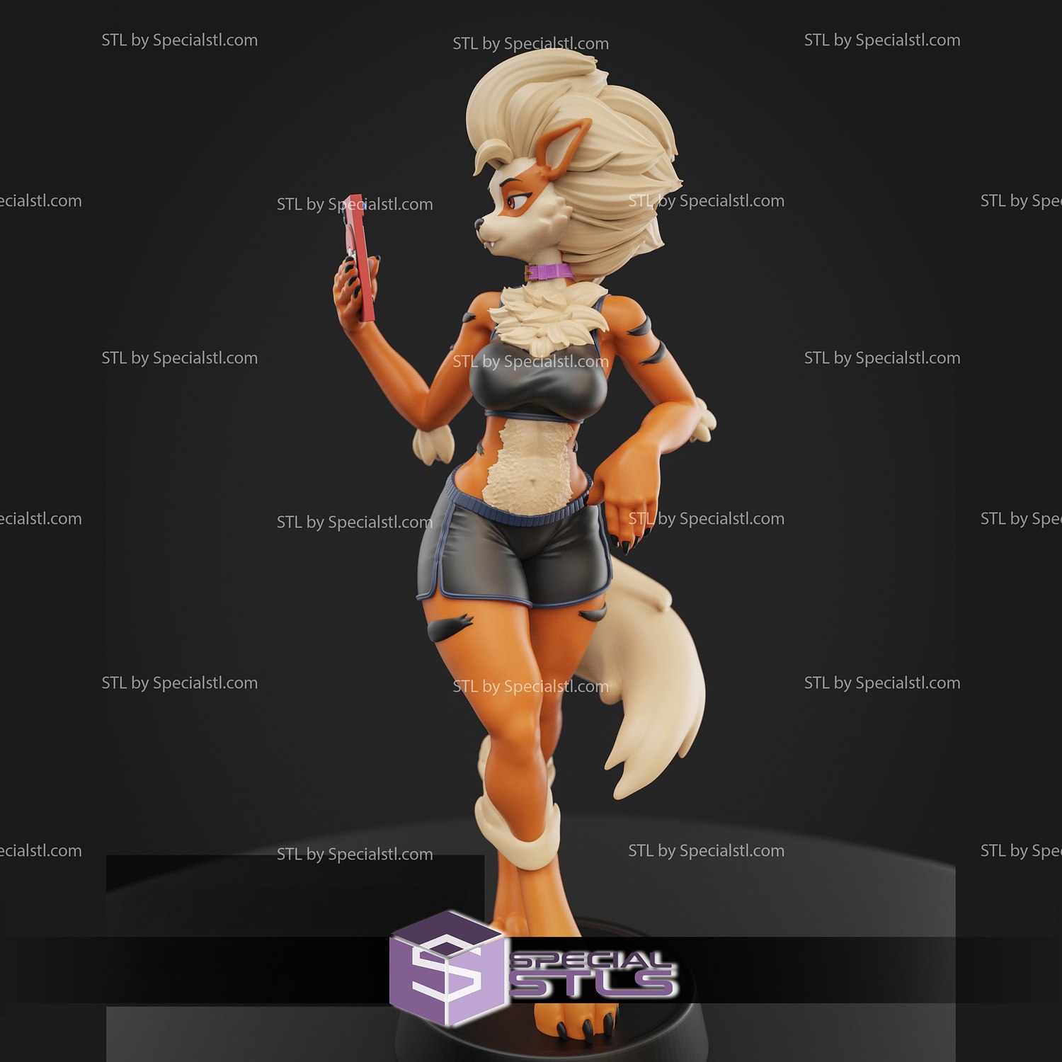 arcanine ragazza nsfw Pokemon 3d stampa figurina 3D print model - Mito3D