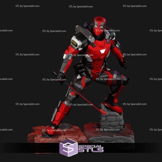 zırhlı Deadpool 3d baskı heykelcik stl Dosyalar 3d print model - Mito3D