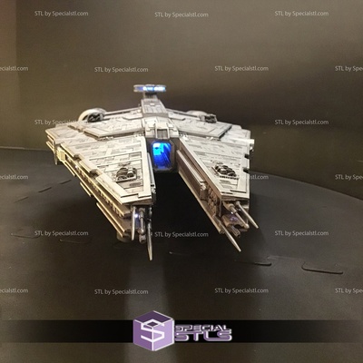 arquitens classe luz cruzador guerra estrelas 3d impressão estatueta especial 3d print model - Mito3D