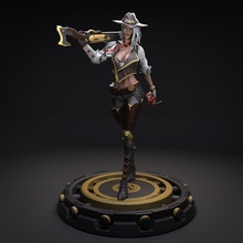 ashe overwatch 3d print model - Mito3D