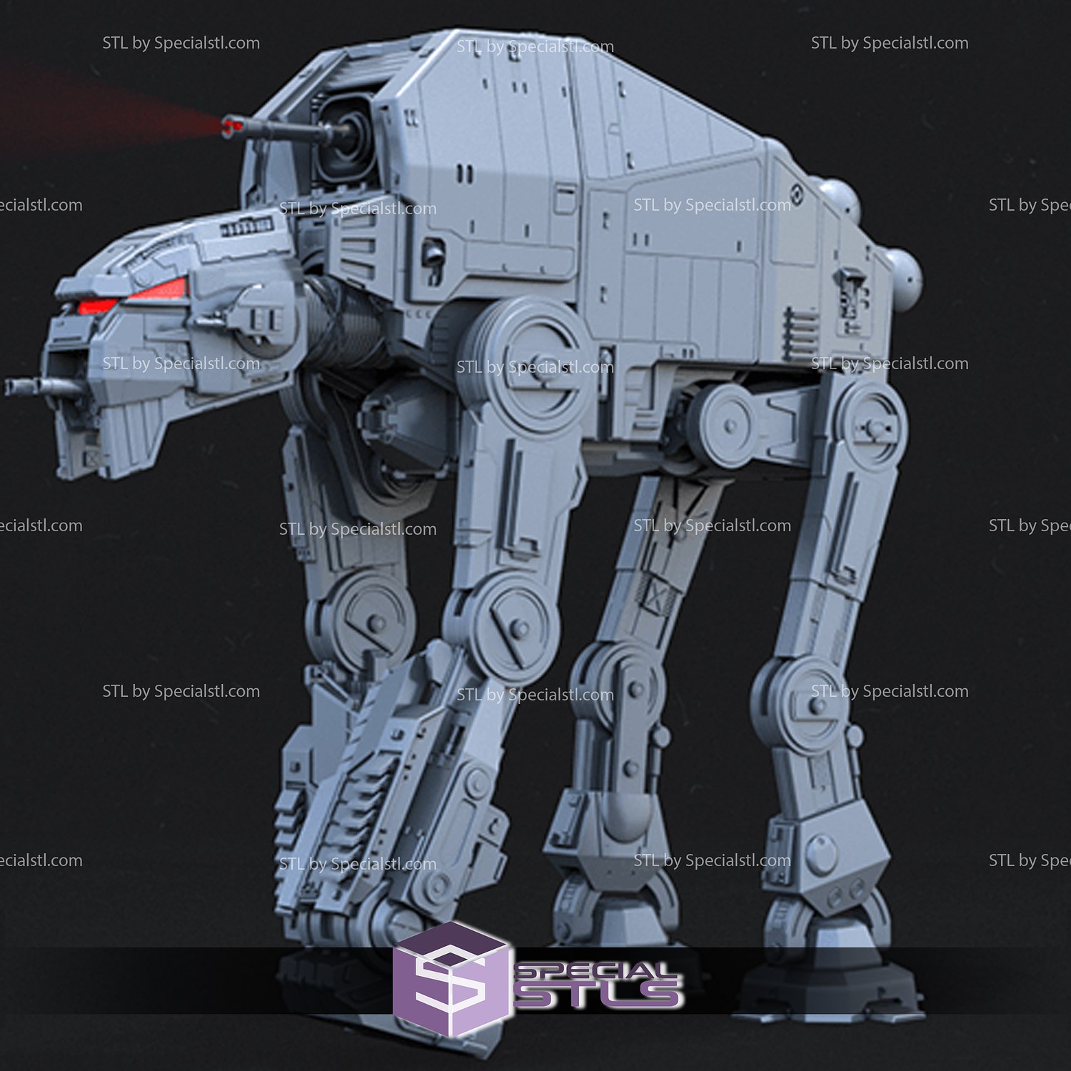 at-m6 stl files walker star wars 3D print model - Mito3D