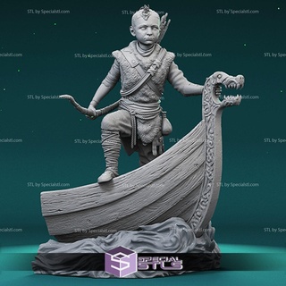 atreus stl files boat god war 3d print model - Mito3D