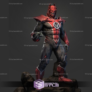 atrocitus 3d model red lantern standing 3d print model - Mito3D