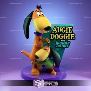 augie doggie daddy stl files 3d print model - Mito3D