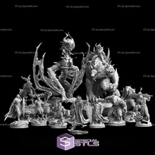 august 2021 dungeon masters stash miniature 3d print model - Mito3D