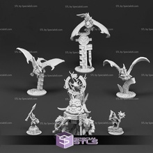 august 2022 forest dragon miniature 3d print model - Mito3D