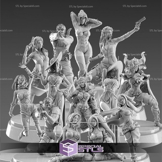 august 2022 man love figures miniatures 3d print model - Mito3D