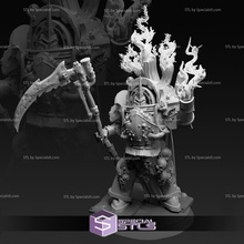 august 2022 orc king miniature 3d print model - Mito3D