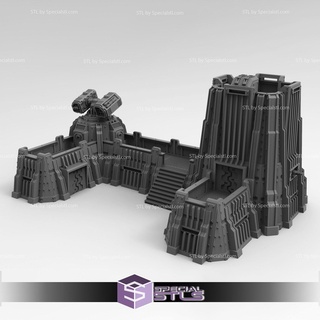 agosto 2023 tessaract tomba miniature 3d print model - Mito3D