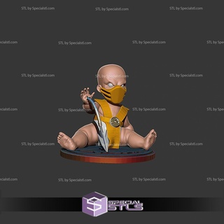 bébé Scorpion stl dossiers 3d print model - Mito3D