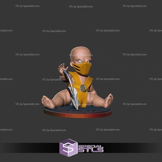 Baby Skorpion stl Dateien 3d print model - Mito3D