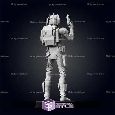 bad batch tech pose 1 starwars ready to 3d print specialstl 3d print model - Mito3D