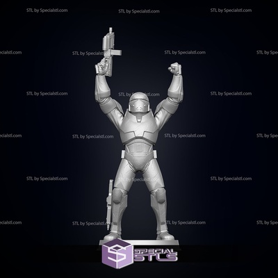 bad batch wrecker starwars pose 5 ready to 3d print specialstl 3d print model - Mito3D