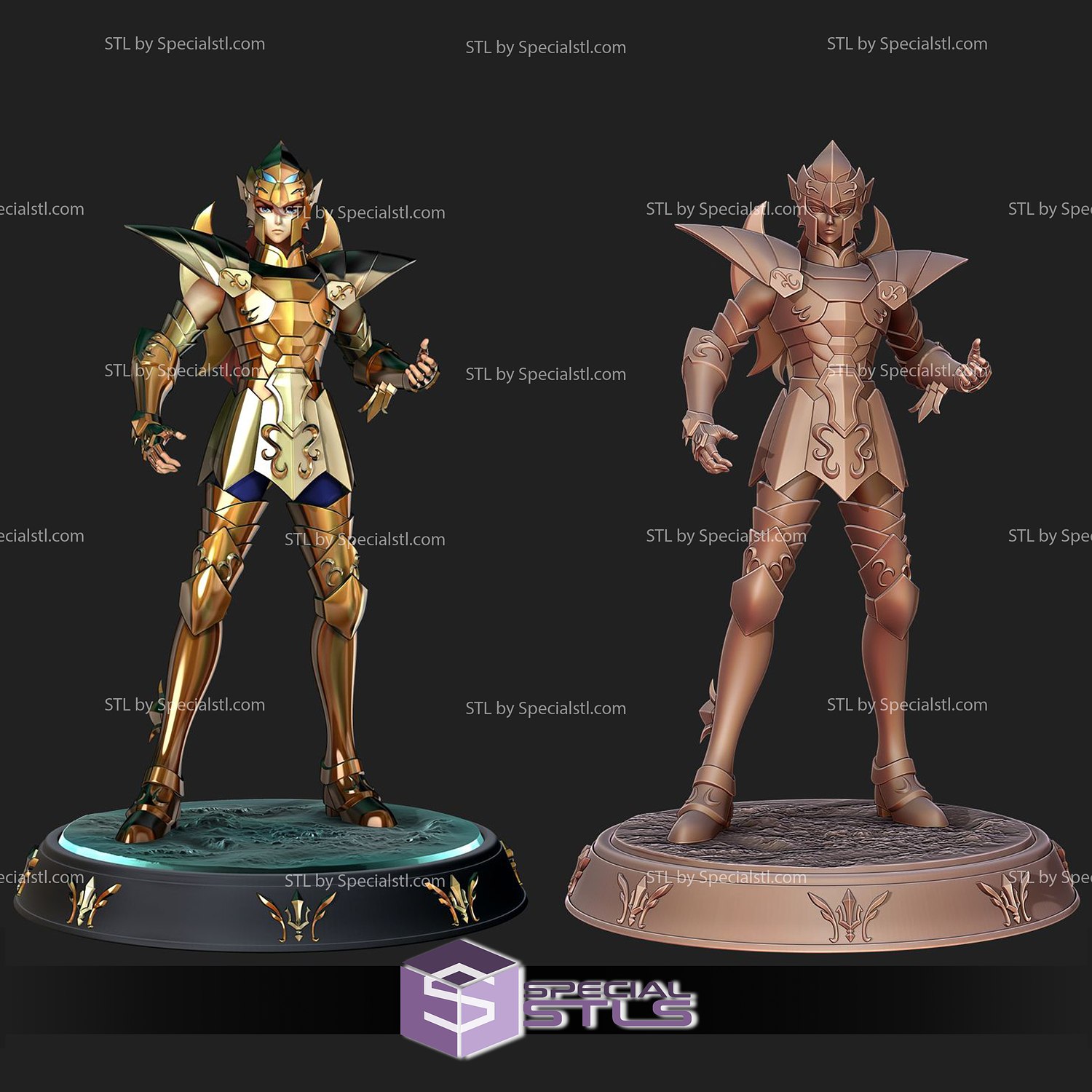 baie mer cheval Saint seiya 3D print model - Mito3D