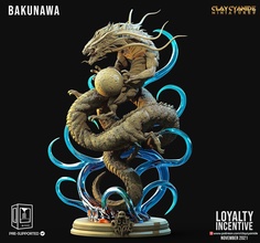 bakunawa loyalty reward clay cyanide miniature 3d print model - Mito3D