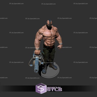 bane 3d printing figurine v3 dc stl files 3d print model - Mito3D