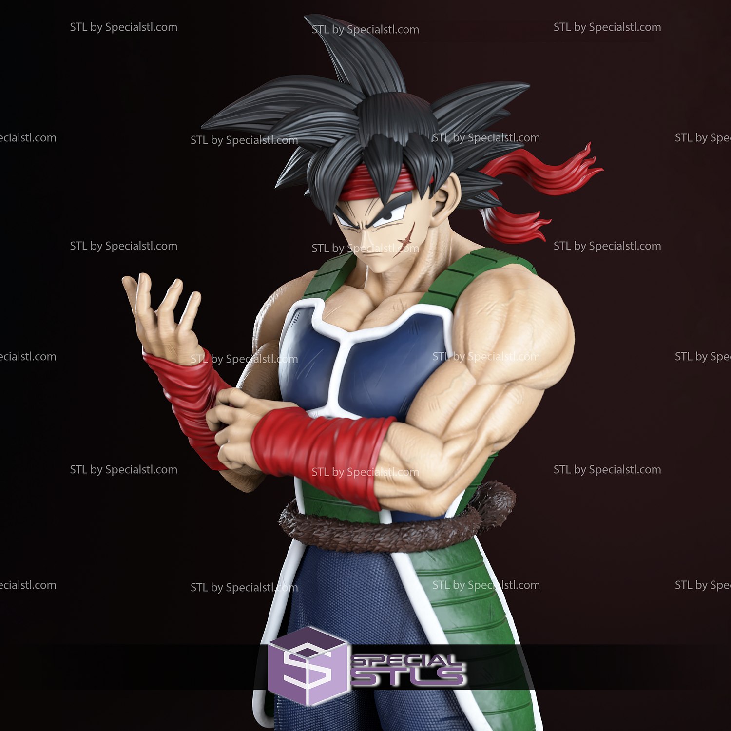 Bardock ayakta hazır 3d Yazdır Ejder topu 3D print model - Mito3D