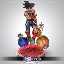 bardock wounded 3d print model - Mito3D