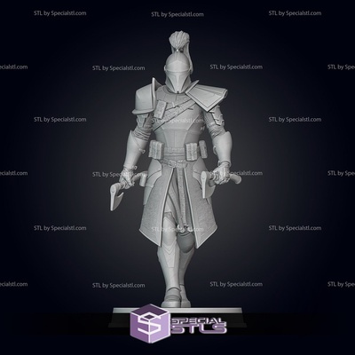 barts medieval capitão rex pose 1 pronto to 3d impressão especial 3d print model - Mito3D