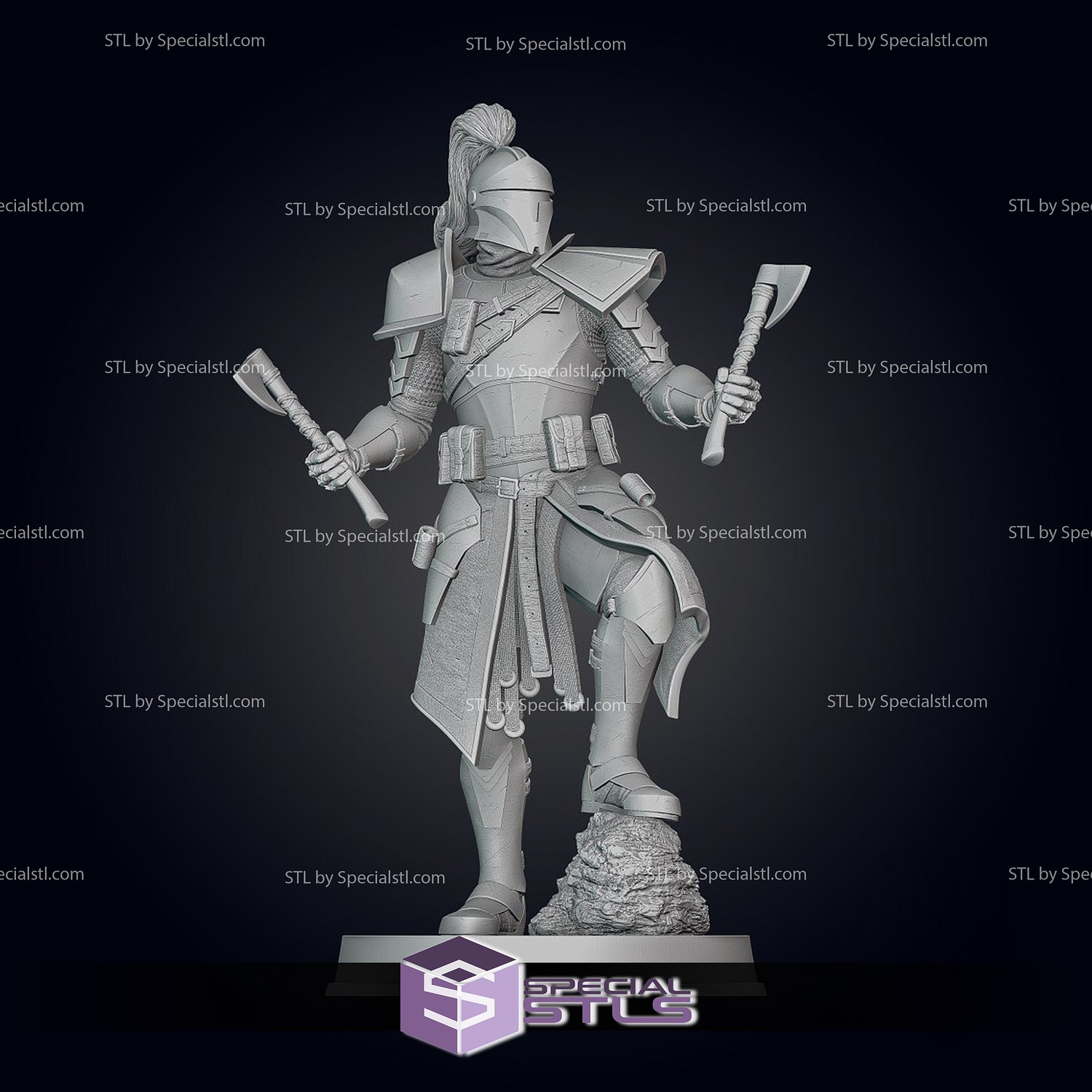 bartok medieval captain rex pose 4 ready to 3d print specialstl 3D print model - Mito3D