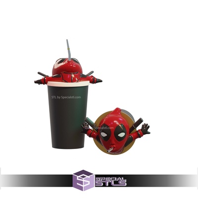 temel stl toplamak deadpool soda yapabilmek fincan özel 3d print model - Mito3D