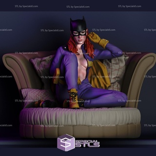 batgirl sofá 3d print model - Mito3D