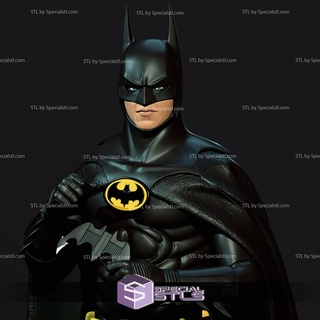 batman 1989 Michael Keaton básico pose pronto 3d impressão 3d print model - Mito3D