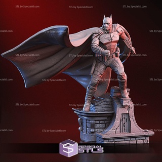 batman 2022 stl dossiers base 3d print model - Mito3D