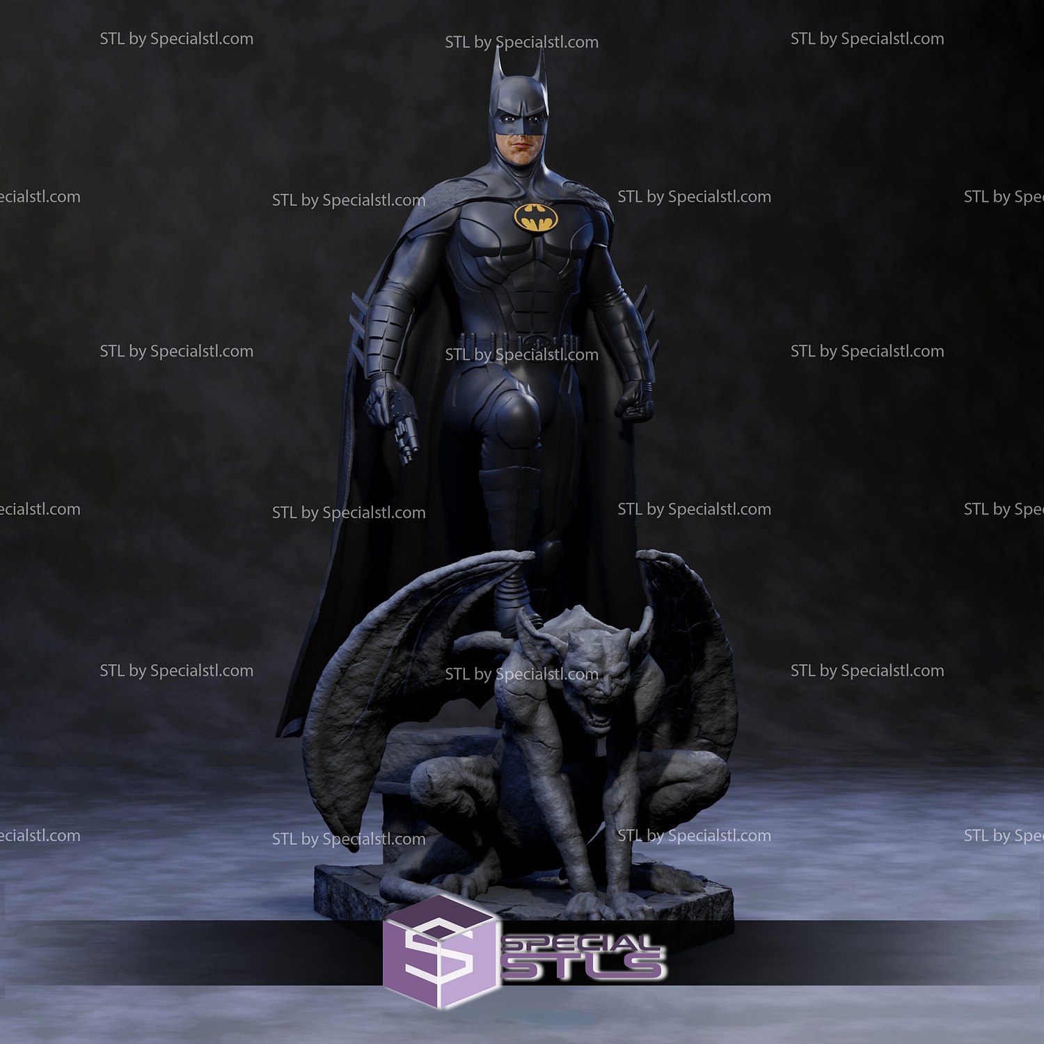 batman 2023 3d impressão estatueta instantâneo filme stl arquivos 3D print model - Mito3D