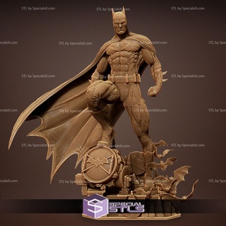 Batman Schläger bereit 3d drucken Drucken Figur 3d print model - Mito3D