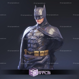 batman buste stl dossiers v3 dc 3d print model - Mito3D