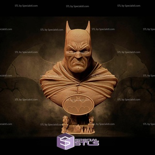 batman bust v4 ready 3d print 3d print model - Mito3D