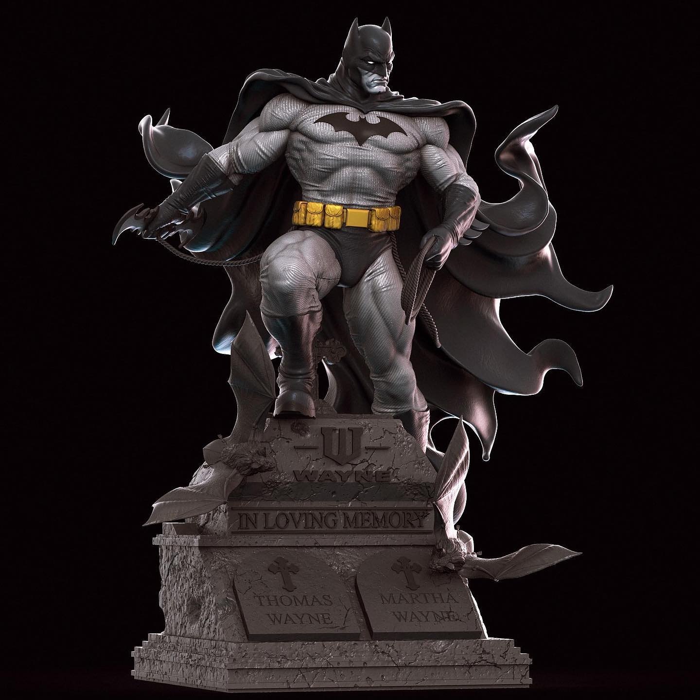 Batman klassisch v3 dc 3D print model - Mito3D