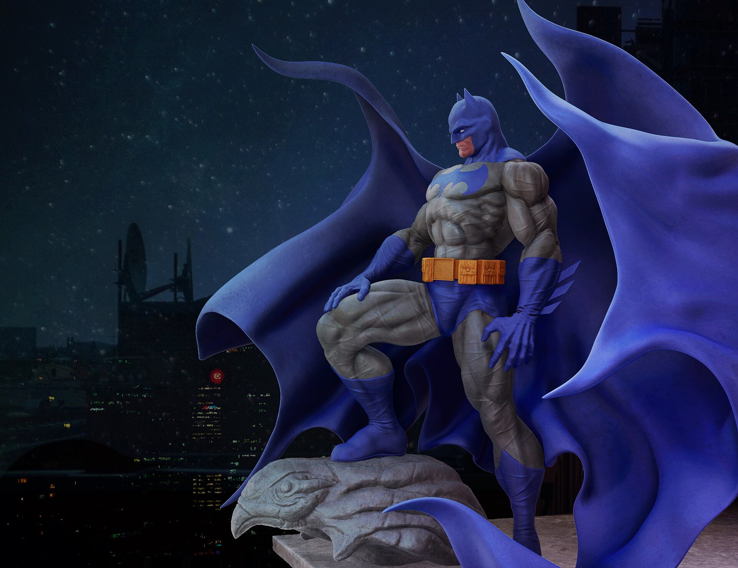 batman classic v5 dc 3D print model - Mito3D