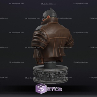 batman sombre détective buste stl dossiers 3d impression 3d print model - Mito3D