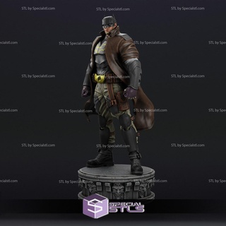 batman dark detective standing stl files 3d print 3d print model - Mito3D