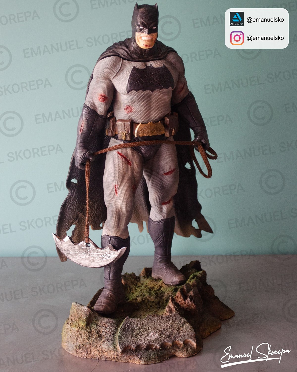 batman sombre Chevalier revenir 3D print model - Mito3D