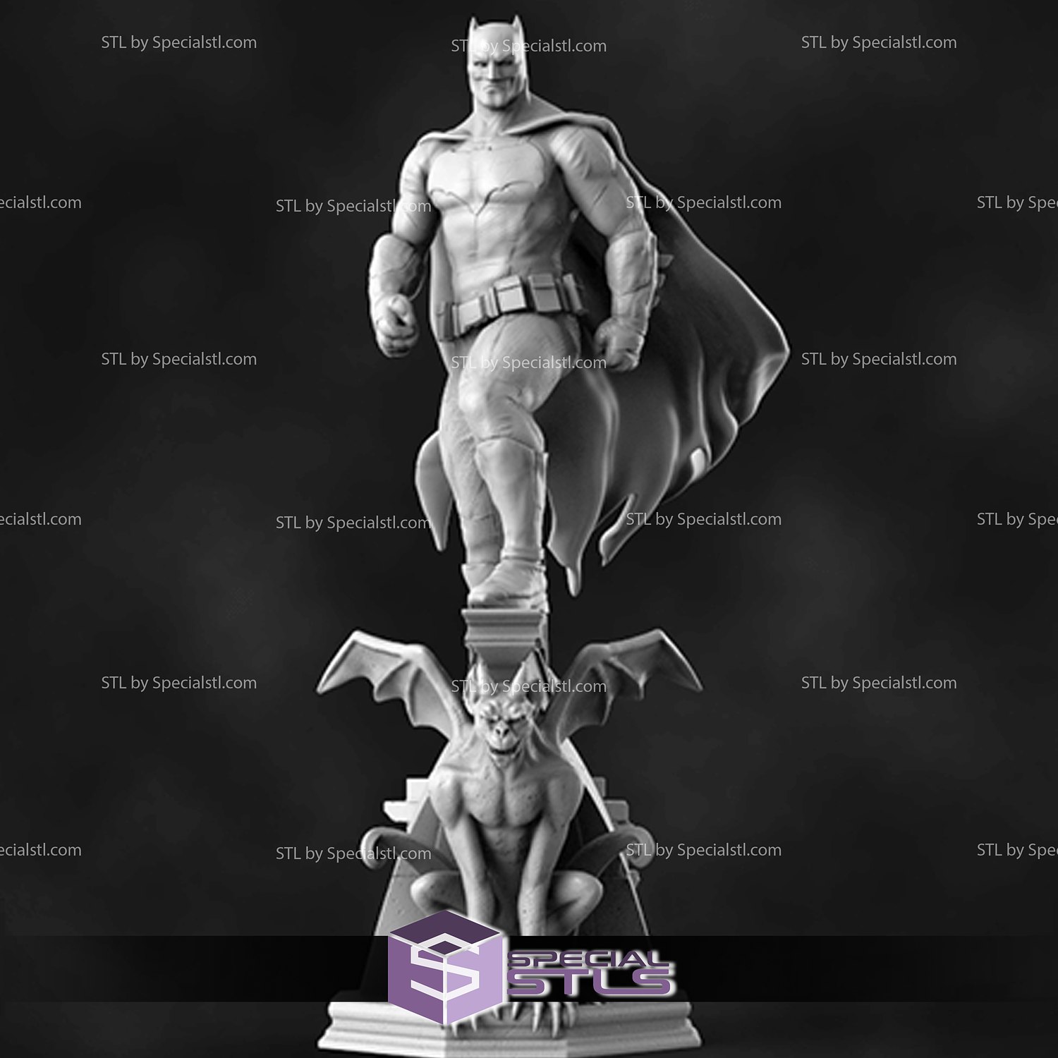 batman dawn justice stl files 3D print model - Mito3D